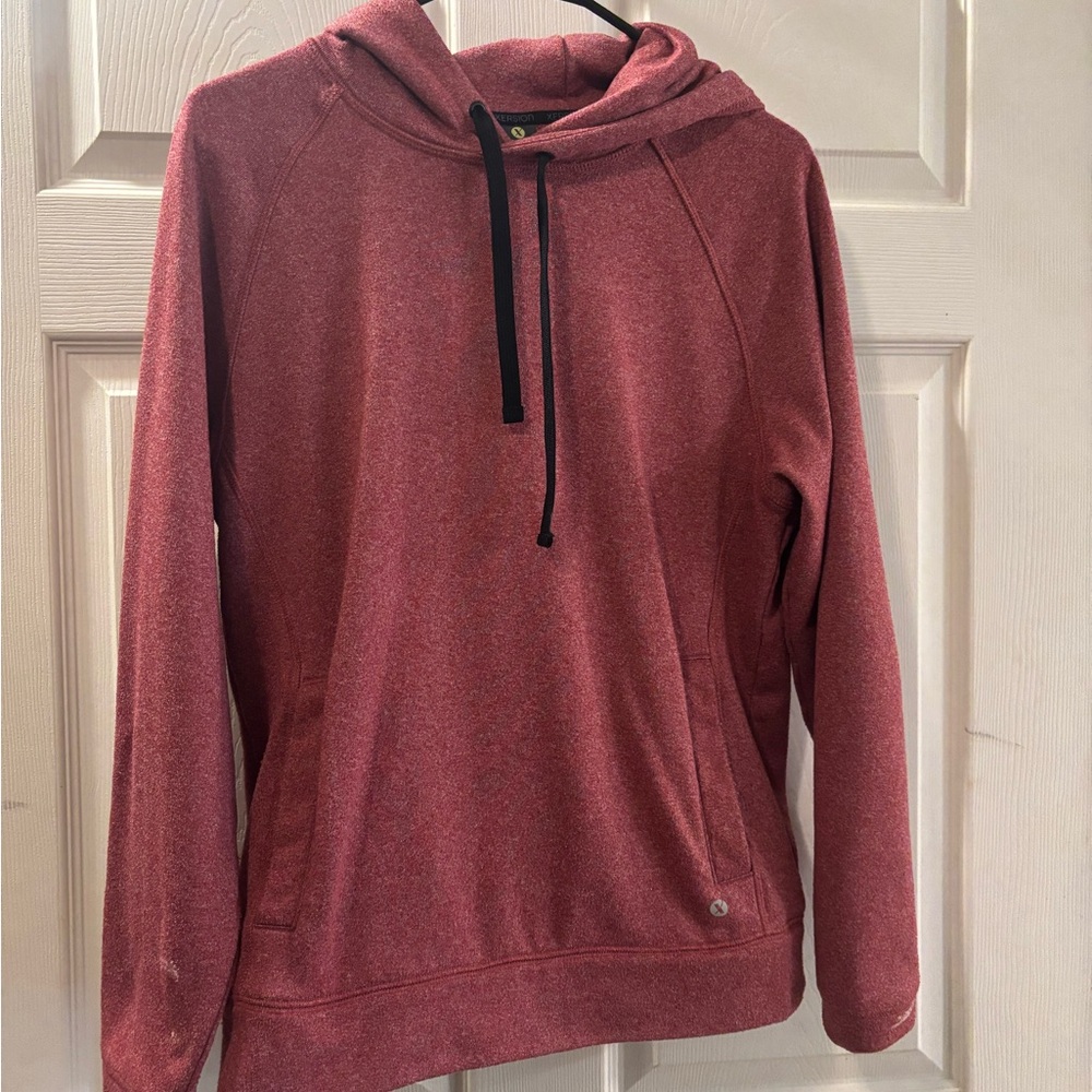 Red Hooded Sweatshirt